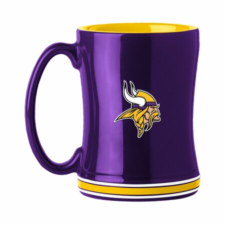 LOGO BRANDS Minnesota Vikings 14oz Relief Mug 618-C14RM